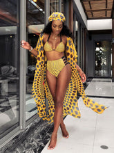 Pbong mid size graduation outfit romantic style teen swag clean girl ideas 90s latina aesthetic3Pcs Sexy Bikini Set Boho Print High Waist Beachwear Bikinis Cover-ups Kimono Biquini Swimsuit Swimwear Women Bathing Suit B926