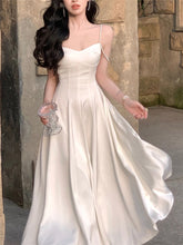 Midi Slim Dress Women Elegant Summer New Fashion Evening Ladies Vestidos Vintage Design Satin Halter Dresses Female Clothes