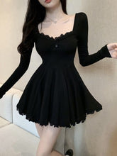 Sexy Black Lace Dress Women Bodycon Wrap Slim Party Mini Short Dresses Evening Fashion 2022 Long Sleeve Outfits