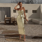 Spicy Girls Sexy Y2K Year 2000 Dress Masquerade Prom Dress Women's Japanese Cosplay Costumes Golden