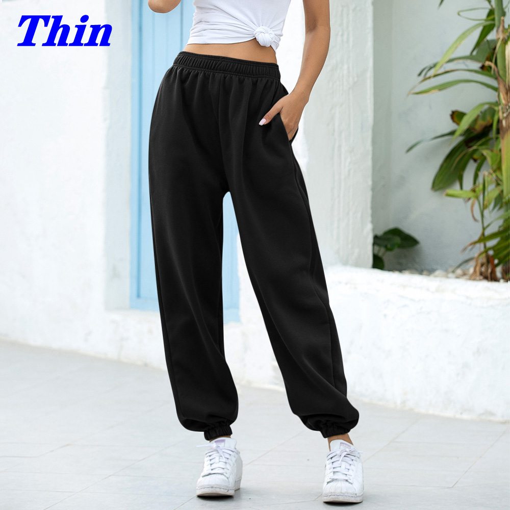 Sweatpants Women Baggy Gray Women's Sports Pants Women's Joggers Wide Leg Oversized Streetwear High Waisted Woman Pants