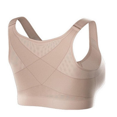 Top Women Posture Corrector Lift Up Bra Plus Size Bra Shockproof Support Fitness Vest Cross Back Breathable Underwear Corset