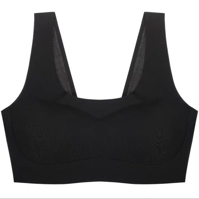 Plus Size Bra Latex Seamless Bras for Women Push Up Underwear Bralette Top Bh Comfort Cooling Gathers Shock-Proof Pad  Pbong  mid size graduation outfit romantic style teen swag clean girl ideas 90s latina aesthetic