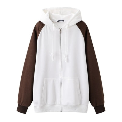 Oversize Girls Thick Hoodies Spring Fashion Ladies Streetwear Fleece Outfits Y2K Boyfriend Loose Hoodies Unisex Women Chic