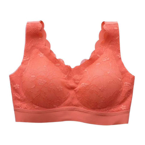 Link Plus Size Bra 3XL4XL Seamless Bras For Women Underwear BH Sexy Bralette With Pad Vest Top Bra