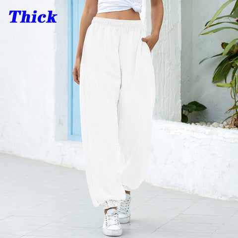 Sweatpants Women Baggy Gray Women's Sports Pants Women's Joggers Wide Leg Oversized Streetwear High Waisted Woman Pants