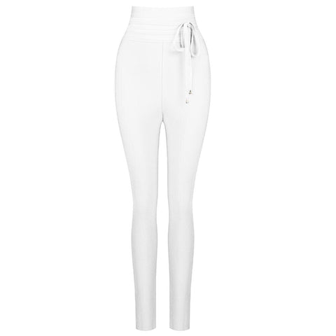 Pbong High Quality Black Grey Pink Rayon Bandage Pant Sexy Fashion Celebrity Pant