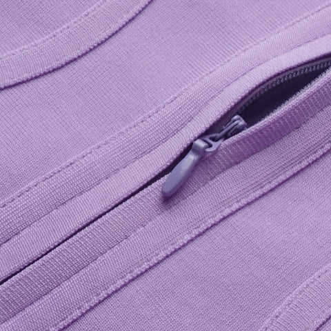 Pbong High Quality Pink Yellow Knee Length Rayon Bandage Dress Evening Party Elegant Dress