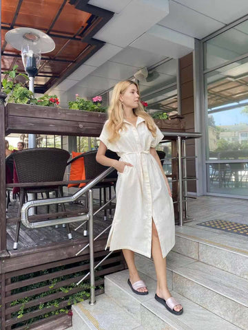 Summer Women Dress Shirt Dress Long Evening Female Vintage Maxi Party Oversize Beach Woman Dresses Casual Elegant Prom Green