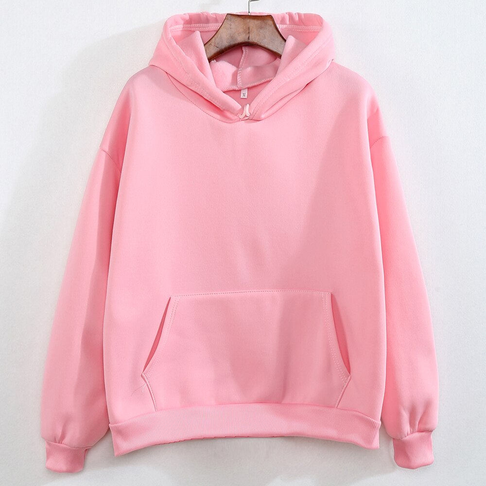 Oversized Sweatshirts Women Pink Womens Sweatshirt with A Hood Hoodies Ladies Long Sleeve Casual Warm Hoodie Pullover Clothes