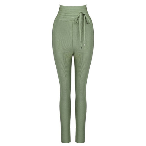 Pbong High Quality Black Grey Pink Rayon Bandage Pant Sexy Fashion Celebrity Pant