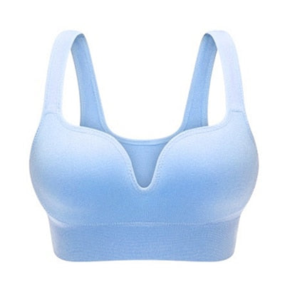 Bras For Women Underwear Sexy Lingerie Solid Bra Seamless Push Up Cotton Tops Bralette Brassiere Wireless Sports Vest