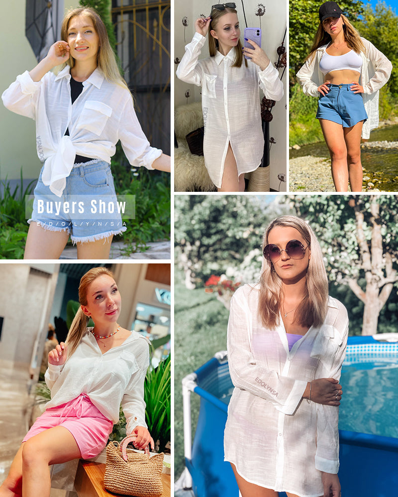 Pbong mid size graduation outfit romantic style teen swag clean girl ideas 90s latina aestheticWhite Tunic Bikini Cover-ups Sexy Summer Beach Wear Swim Suit Cover Up Causal Women Tops saida de praia pareo Q1069