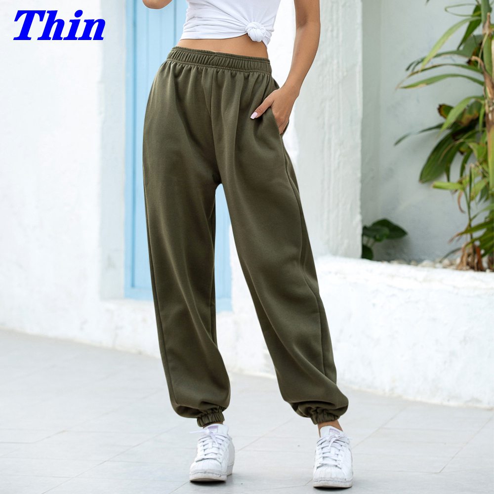 Sweatpants Women Baggy Gray Women's Sports Pants Women's Joggers Wide Leg Oversized Streetwear High Waisted Woman Pants