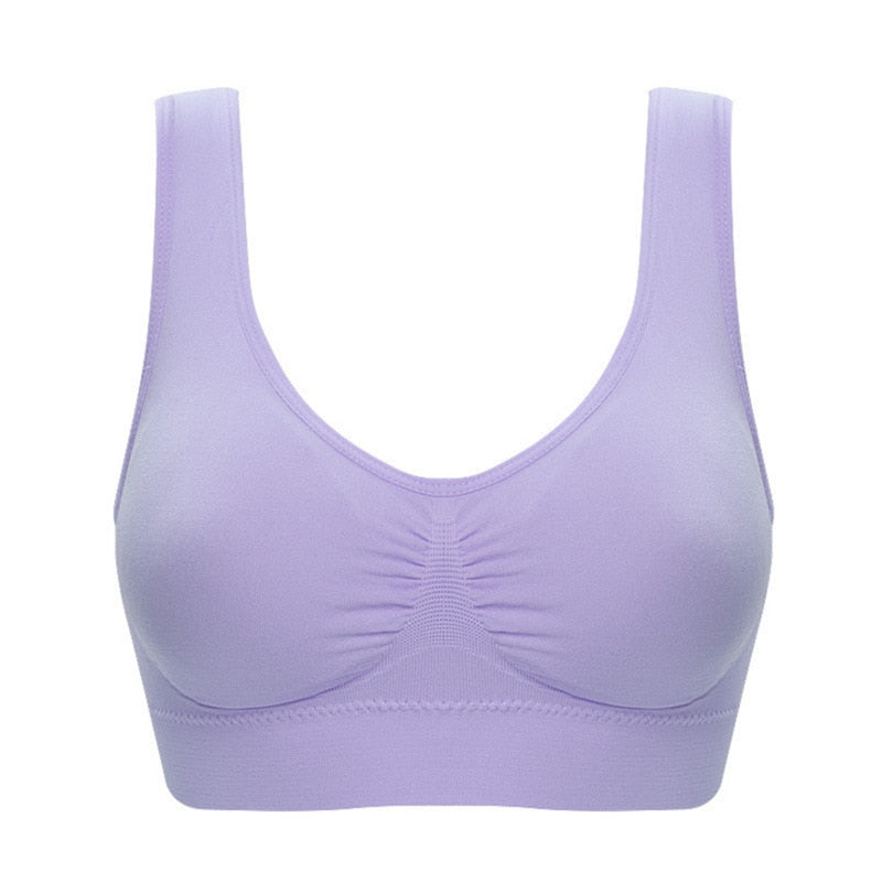 Bras For Women Underwear Sexy Lingerie Solid Bra Seamless Push Up Cotton Tops Bralette Brassiere Wireless Sports Vest