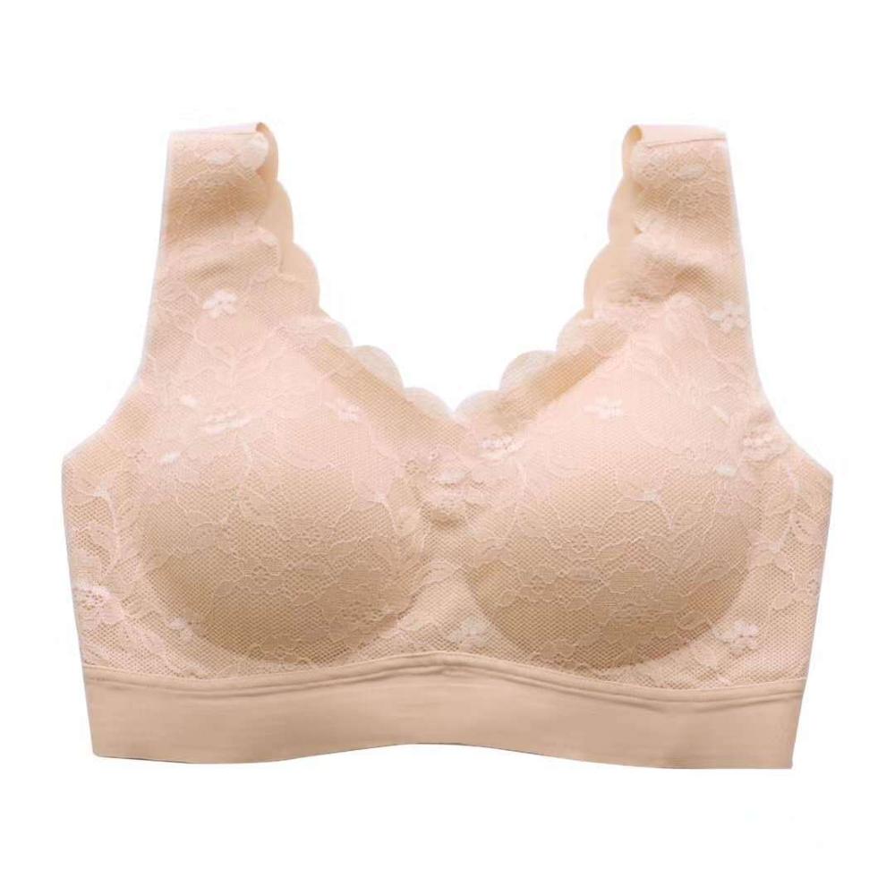 Link Plus Size Bra 3XL4XL Seamless Bras For Women Underwear BH Sexy Bralette With Pad Vest Top Bra