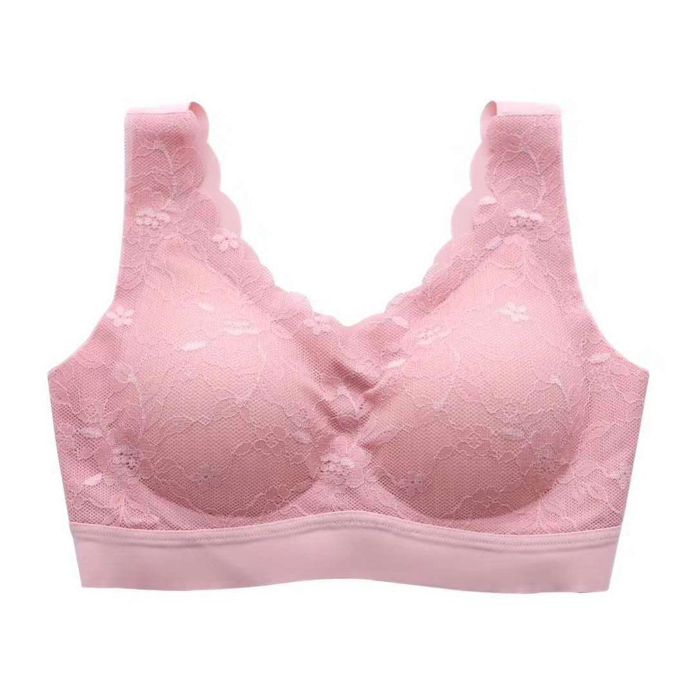 Link Plus Size Bra 3XL4XL Seamless Bras For Women Underwear BH Sexy Bralette With Pad Vest Top Bra