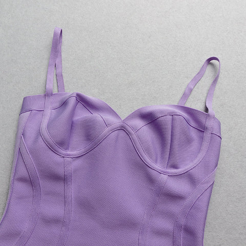 Pbong High Quality Pink Yellow Knee Length Rayon Bandage Dress Evening Party Elegant Dress