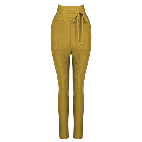 Pbong High Quality Black Grey Pink Rayon Bandage Pant Sexy Fashion Celebrity Pant