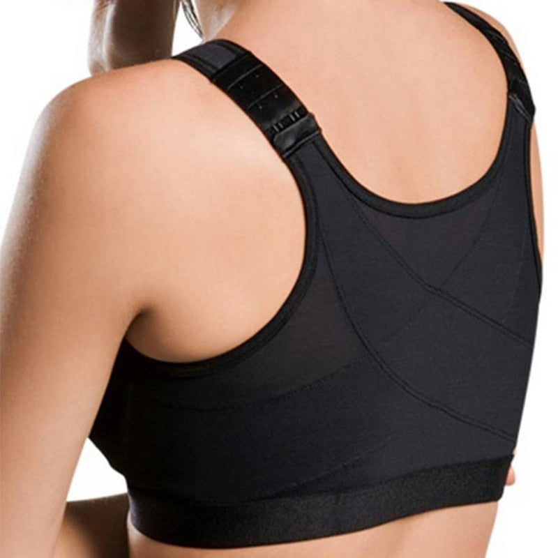 Top Women Posture Corrector Lift Up Bra Plus Size Bra Shockproof Support Fitness Vest Cross Back Breathable Underwear Corset