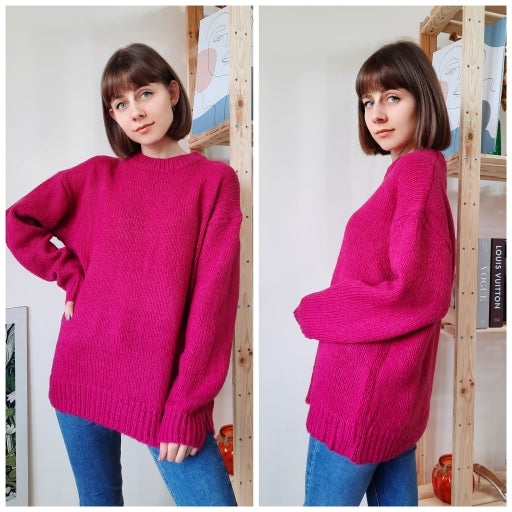 10 Colors Pink Women Sweater Womens Winter Sweaters Pullover Female Knitting Overszie Long Sleeve Loose Knitted Outerwear White