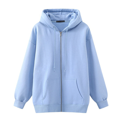 Oversize Girls Thick Hoodies Spring Fashion Ladies Streetwear Fleece Outfits Y2K Boyfriend Loose Hoodies Unisex Women Chic