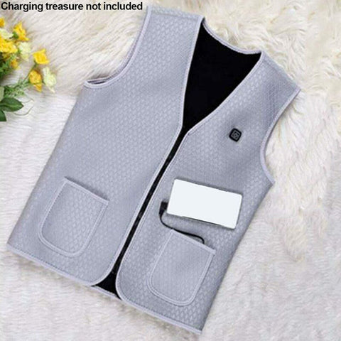Electric Heated Vest Jackets Warm Up Heating Warmer for Winter Outdoor Skiing TC21