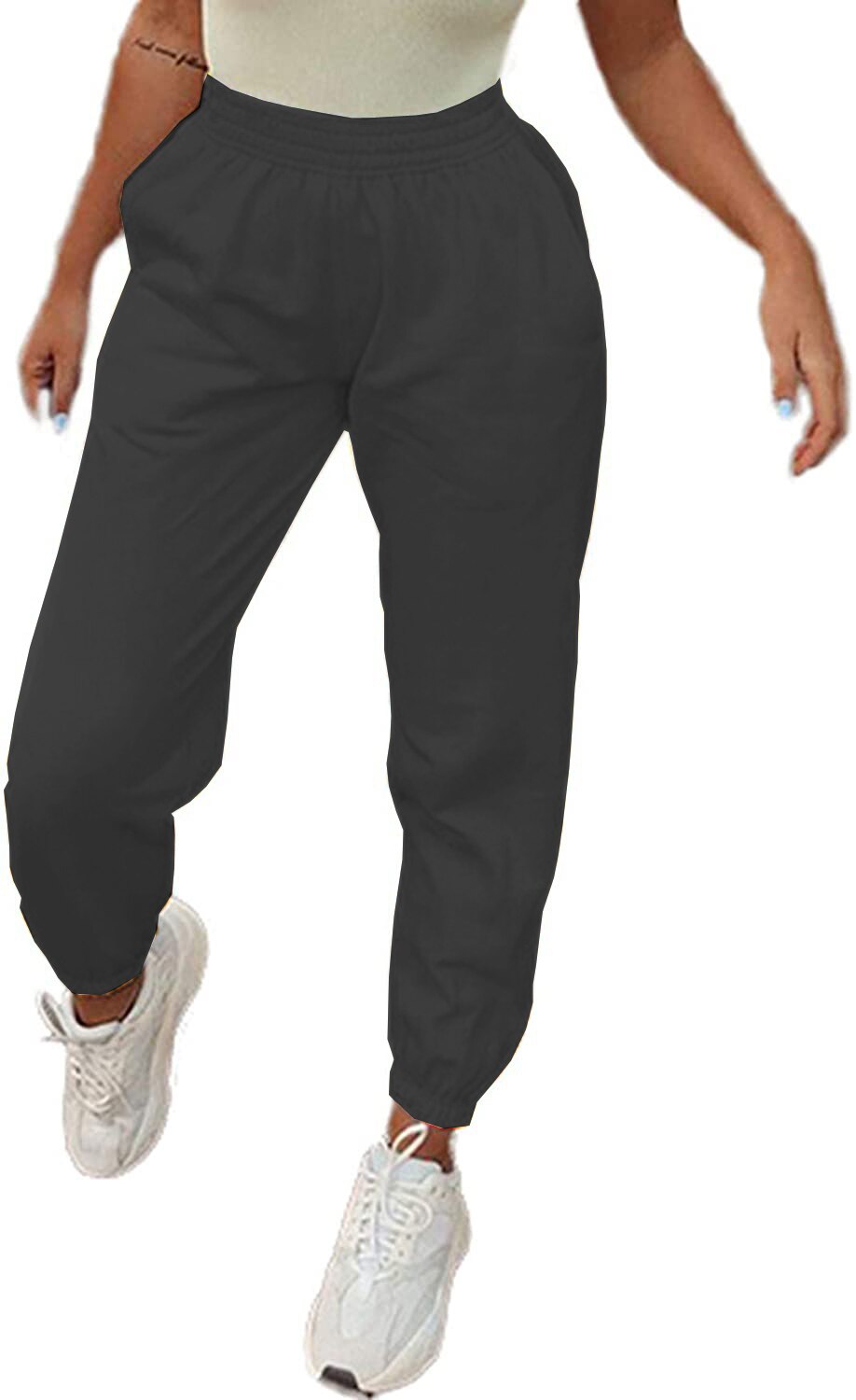 New Women Jogging Harem Pants Casual Fashion Hip Hop Dance Sport Running  Sweatpants Jogger Baggy Trousers Black/Gray/White