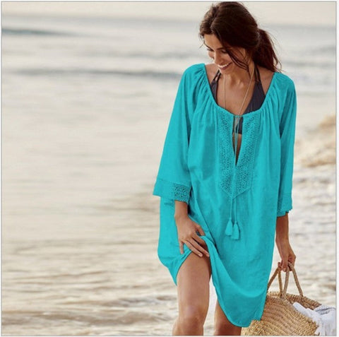 Chiffon Beach Cover up Saida de Praia Beach dress plus size Swimwear kaftan Bikini cover up Bathing suit Cover ups Tunics