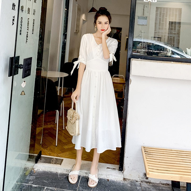 Women Clothing Long Sleeve Maxi Dress Oversized Kaftan Shirt Dress Plus Summer