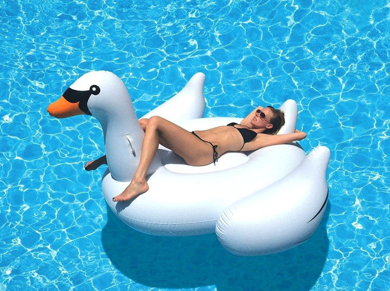 Pbong mid size graduation outfit romantic style teen swag clean girl ideas 90s latina aesthetic60 Inches Giant Summer Toys Inflatable Rose Gold Flamingo Swan Ride-on Swimming Pool Games Water Mattress Floats For Adult Pool