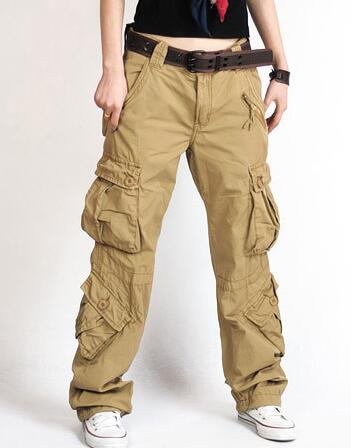 Free Shipping  New Arrival Fashion Hip Hop Loose Pants Jeans Baggy Cargo Pants For Women