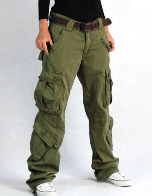 Free Shipping  New Arrival Fashion Hip Hop Loose Pants Jeans Baggy Cargo Pants For Women