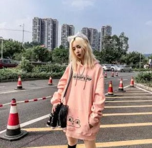 Gothic Japan Cartoon Hip Hop Hoodie Sweatshirt Oversize Women Spring Autumn Funny Punk Hoodies Tops Females Clothes Hoodie Girl