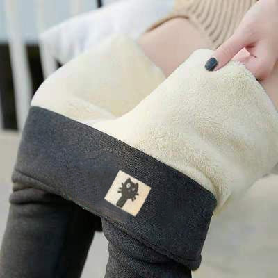 Sweatpants Women Trousers Fall Winter Thicken Leggings High Waist Woman Pants Warm Quality Thick Velvet Wool Fleece Pants