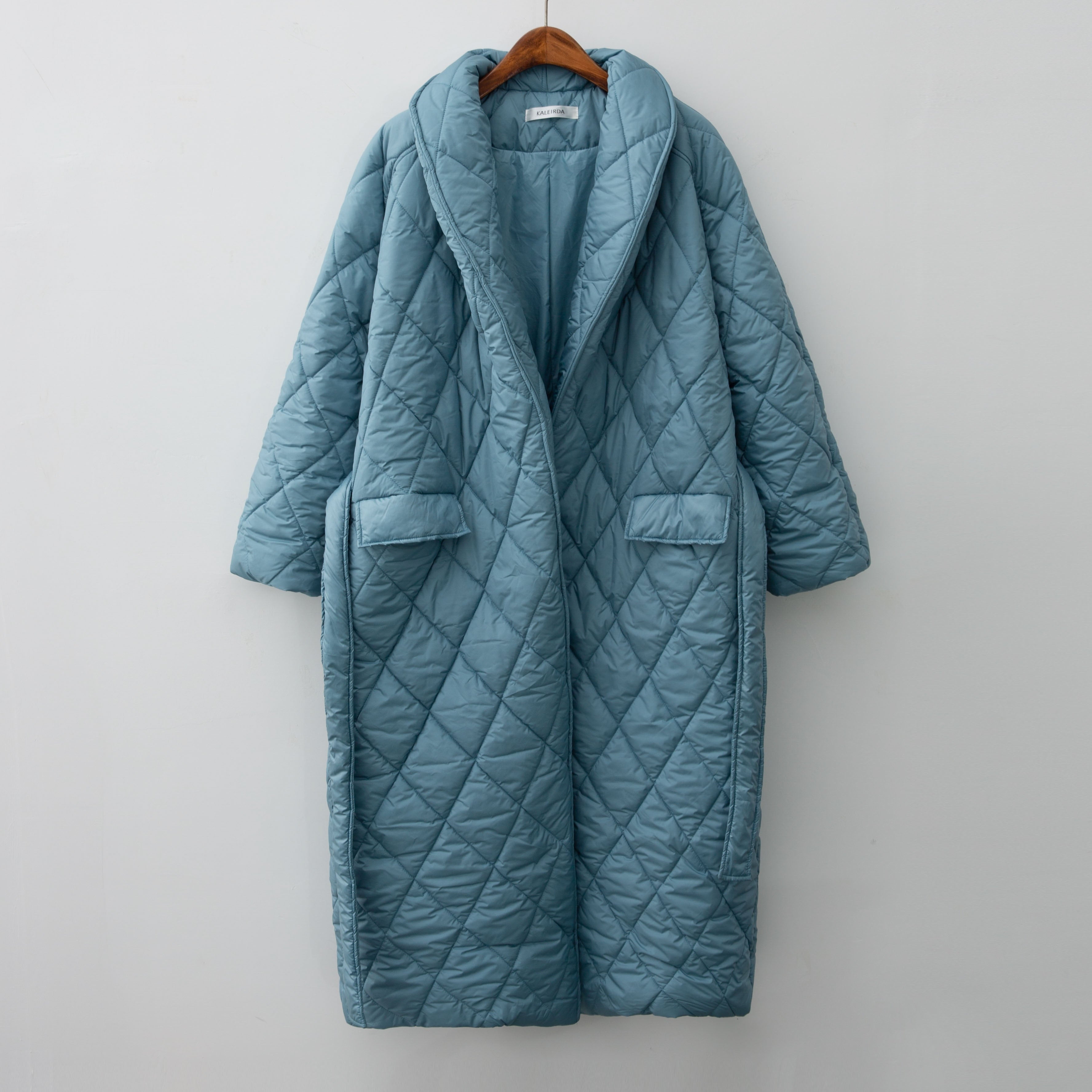 Autumn Winter Fashion Women Puffer Coat oversized Maxi Robe Long parka Casual outerwear