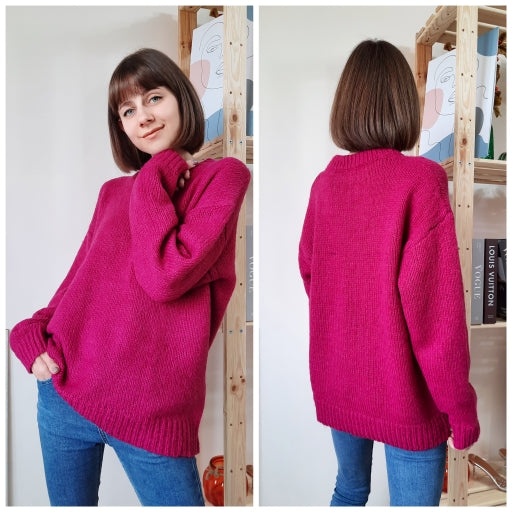 10 Colors Pink Women Sweater Womens Winter Sweaters Pullover Female Knitting Overszie Long Sleeve Loose Knitted Outerwear White