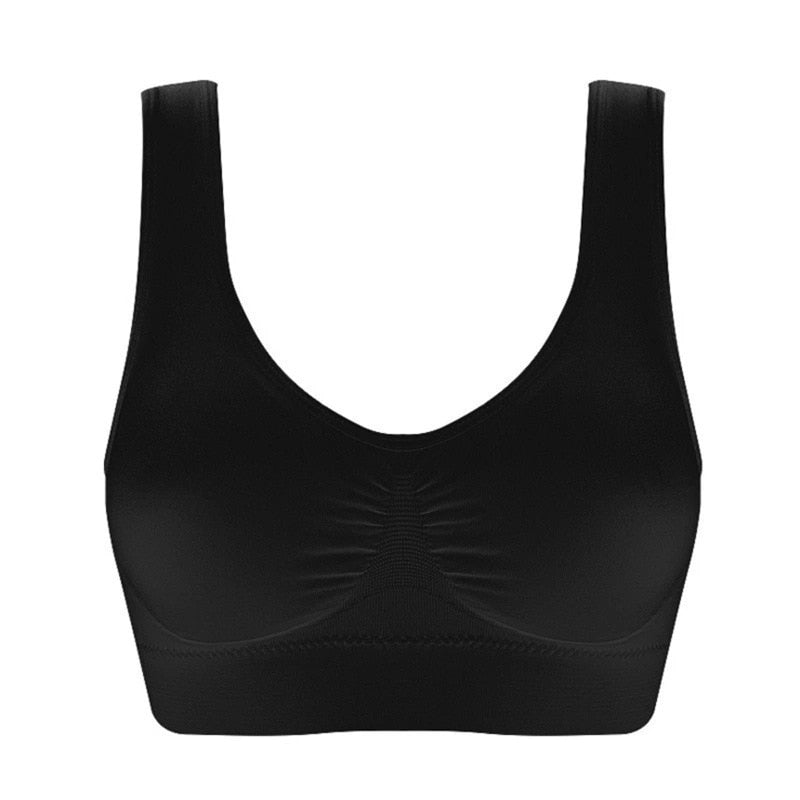 Bras For Women Underwear Sexy Lingerie Solid Bra Seamless Push Up Cotton Tops Bralette Brassiere Wireless Sports Vest