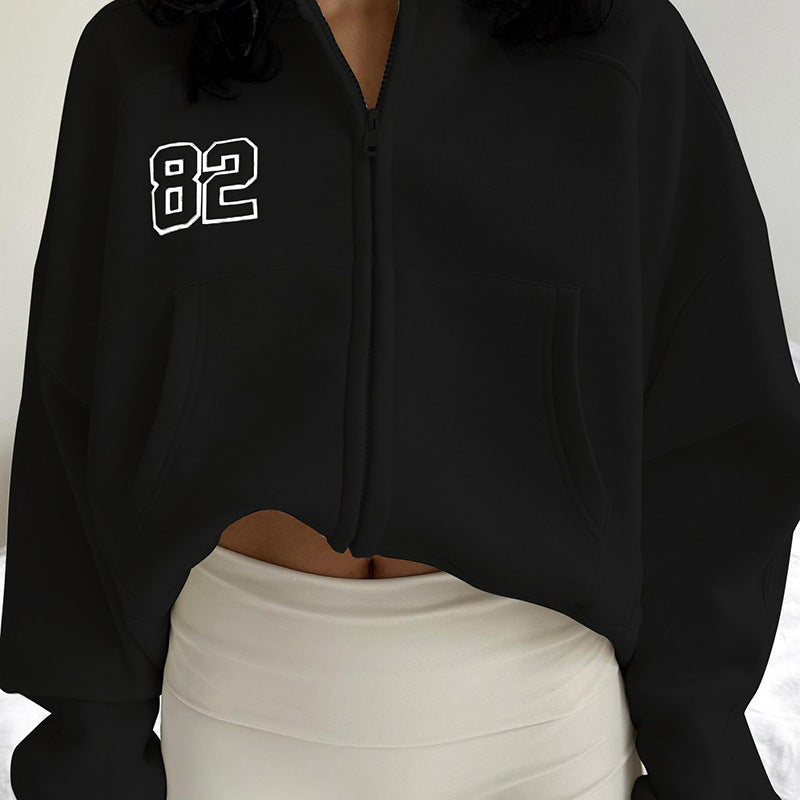 Street oversize style embroidered hoodie