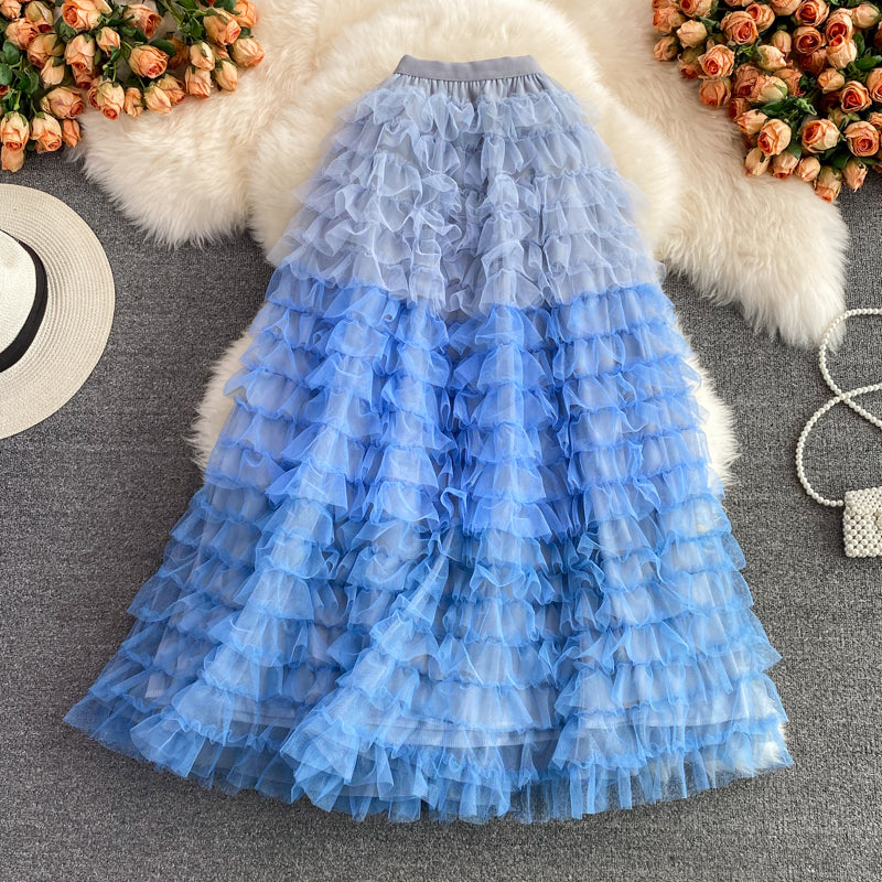 Runway Fahsion Vintage Woman Suits Beading Stand Collar Short Sleeve Top + A Line Ball Gown Skirt Two Piece Knitted Sets M69521