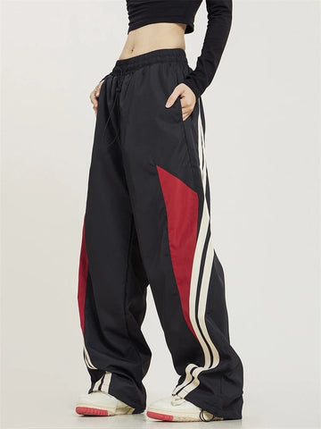 Casual Baggy Sweatpants Women Korean Harajuku Oversize Wide Leg Cargo Pants Joggers Hip Hop Streetwear Female Trousers