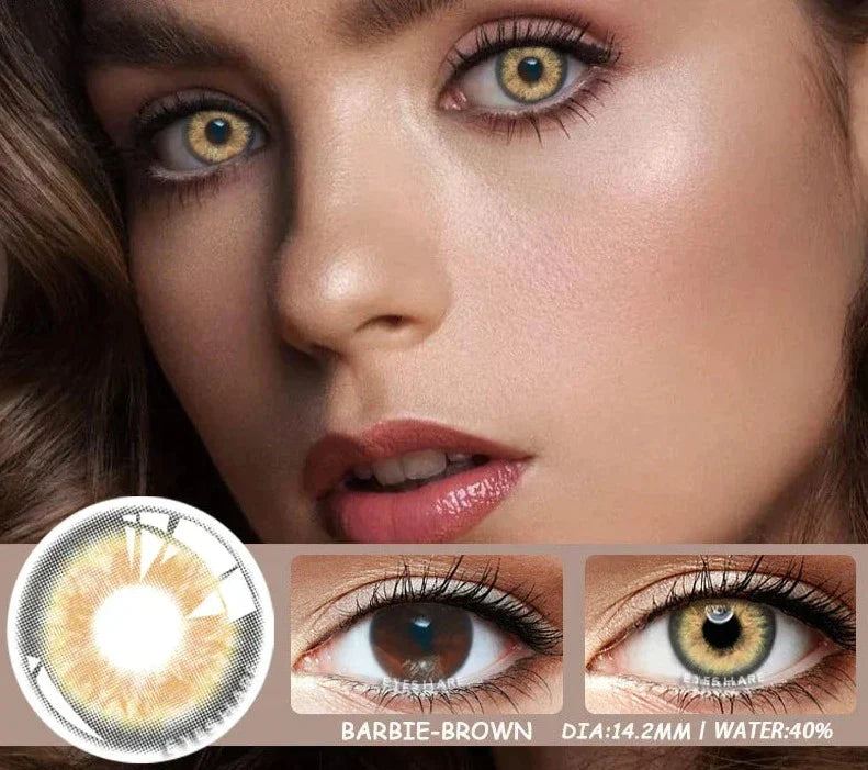 1 Pair Color Contact Lenses for Eyes Natural High Quality Lenses Eye Lenses Gray Contact Green Eye Lenses Blue Lenses