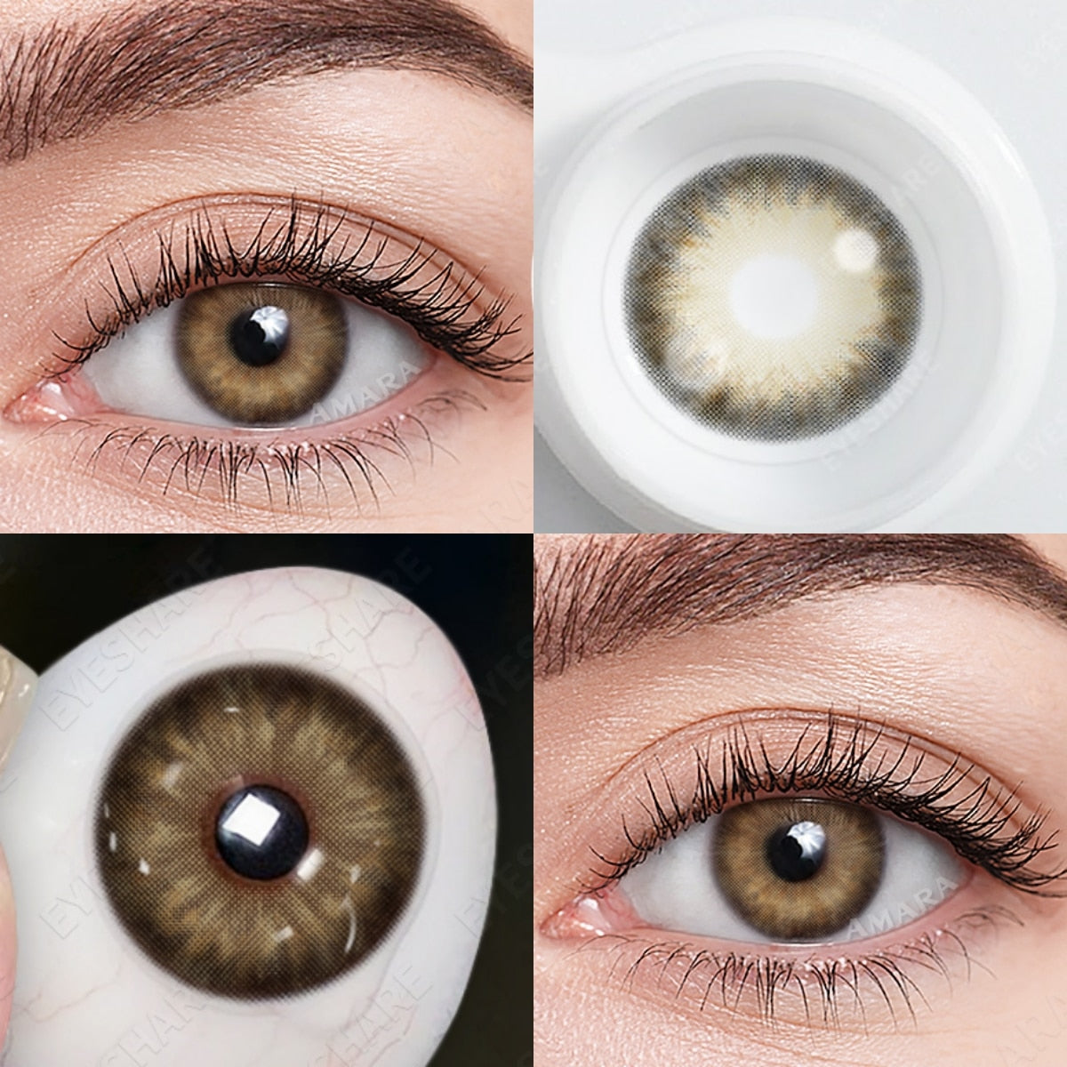 1 Pair Colored Contact Lenses Natural Look Fast Delivery Brown Eye Lenses Gray Contact Green Eye Lenses Blue Lenses