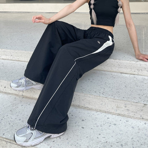 Casual Baggy Sweatpants Women Korean Harajuku Oversize Wide Leg Cargo Pants Joggers Hip Hop Streetwear Female Trousers