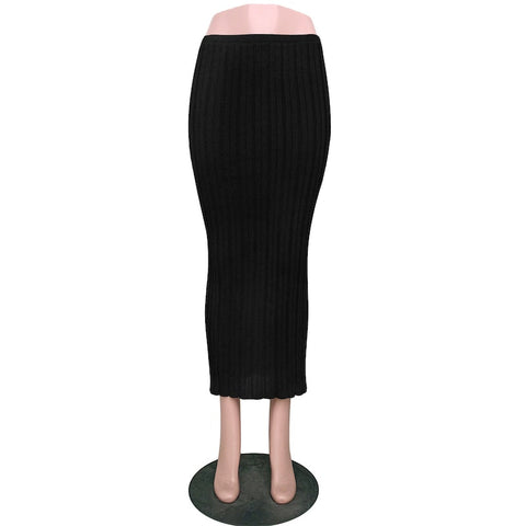 Summer Knit Long Skirt Women Sexy Holiday Party Beach Cove-Up Midi Skirts Dropped Waist See Through Wrap White Maxi Skirt