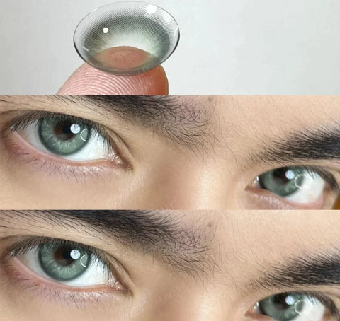 1 Pair Korean Lenses Blackspots Green Lenses Blue Lenses Gray Lenses Brown Lenses Colored Contact Lenses