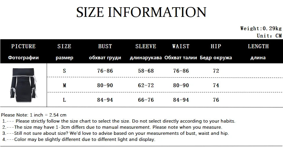 Elegant Slash-neck Long Sleeve Dress Sexy Lace Patchwork Multi Bow Bandage Mini Dress Autumn Street Party Women Vestidos