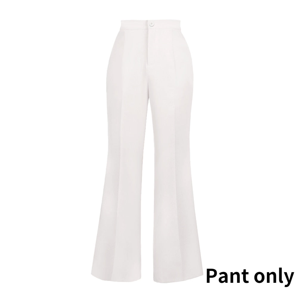 Pbong mid size graduation outfit romantic style teen swag clean girl ideas 90s latina aestheticWomen Pants High Waist Pink Elegant Wide Leg Trousers with Elastic Band Female African Fashion Casual Office Business Outfit New