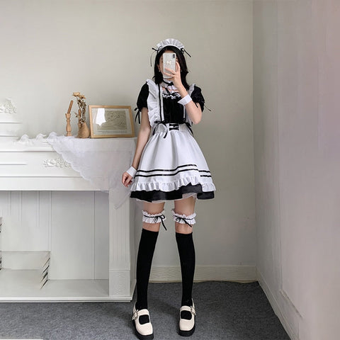 Nun Cosplay Costume Women Fancy Dress Set Halloween Party Roleplay Outfit Adult Nun Dress Black Fancy Cosplay Dress Up