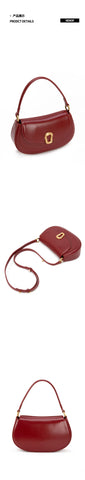 Underarm Bags for Women Versatile Cowhide Leather Handbag Autumn Winter Ladies Crossbody Chill  Designer Shoulder Bag